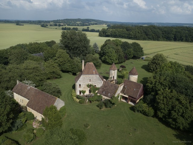 Vue du Manoir de la Fresnaye