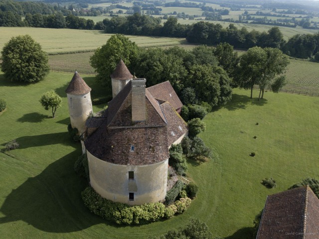 Vue du Manoir de la Fresnaye